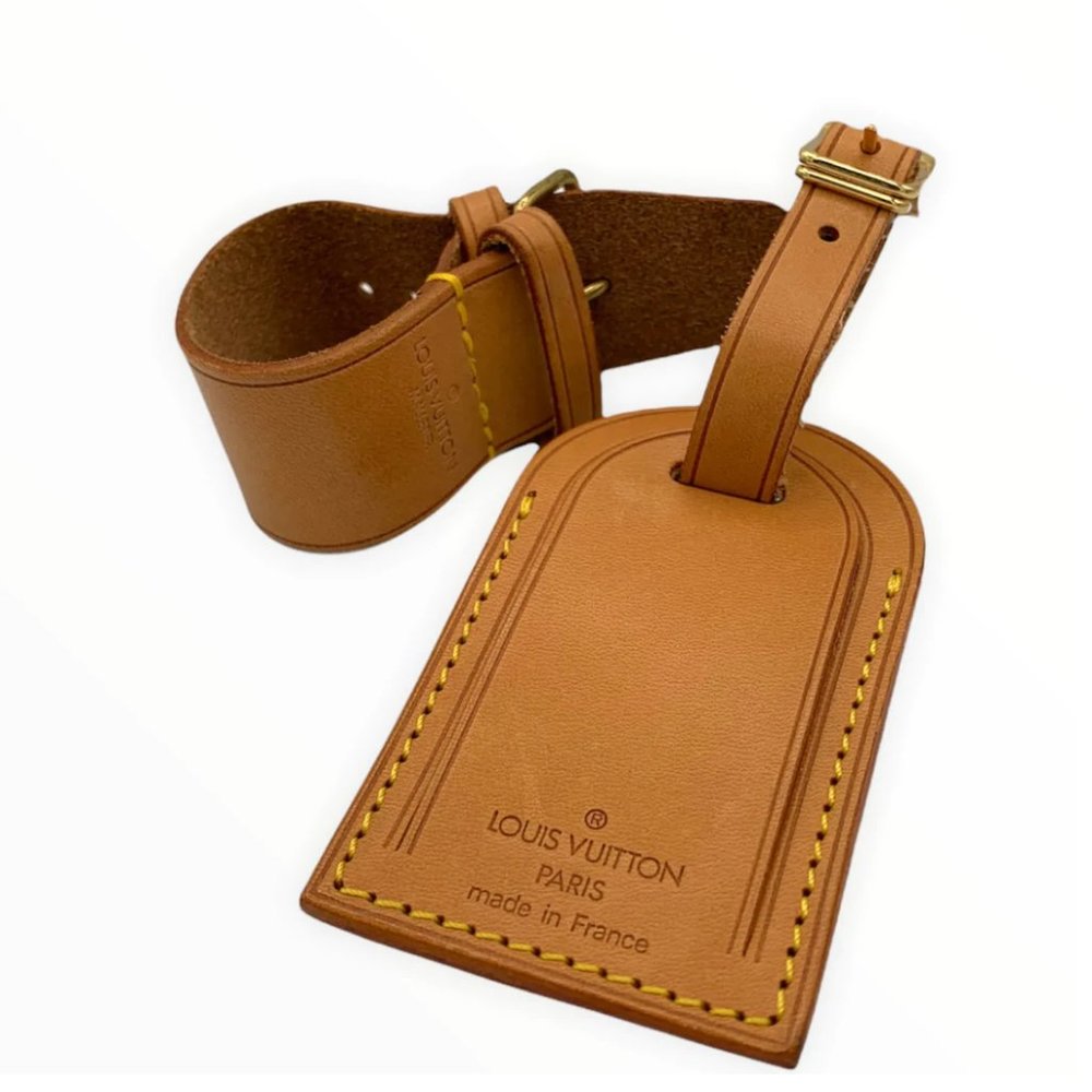 Authentic Louis Vuitton luggage/name tag